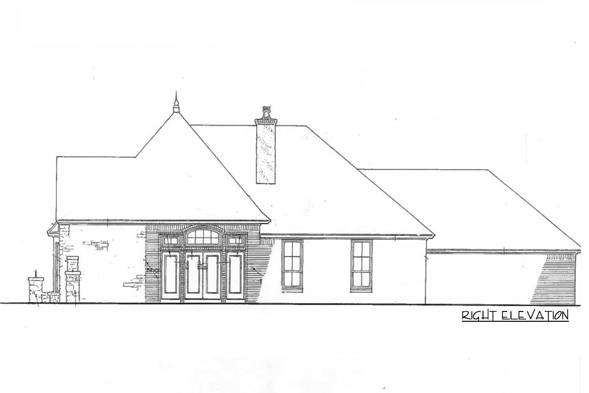 Plan 48033FM: Petite French Country Cottage House Plan - 1759 Sq Ft - Image #4 - Cottage, European, French Country