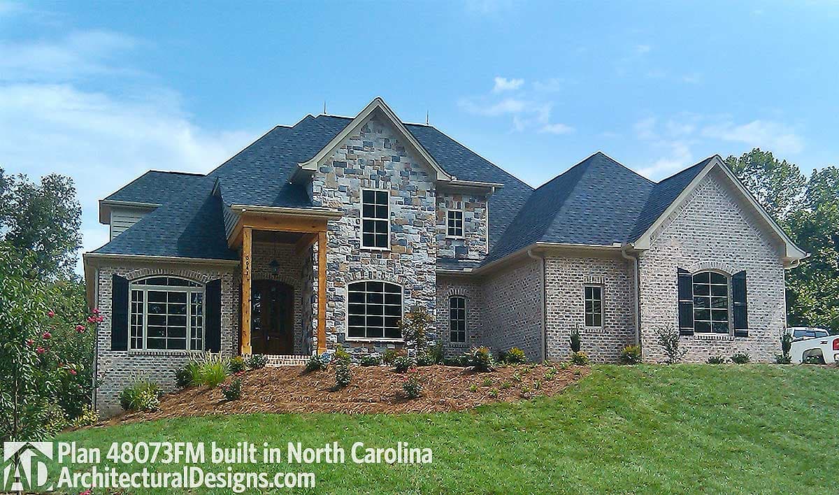 build gallery item - House Plan 48073FM comes to life in North Carolina!