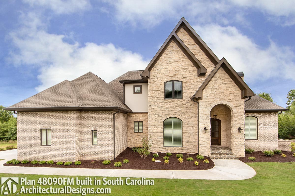 build gallery item - House Plan 48090FM comes to life in South Carolina