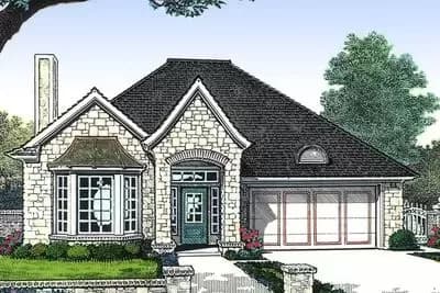Petite European Home Plan