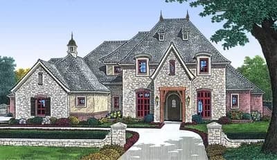Grandiose European House Plan