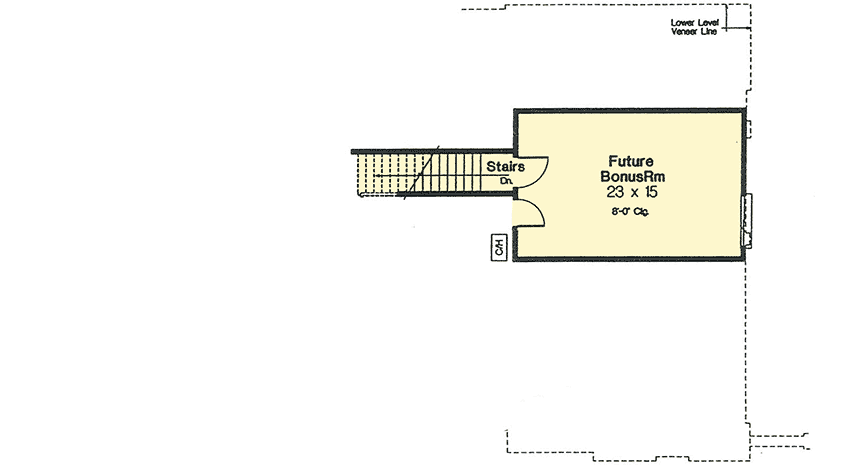 Plan 48153FM: Three Bedroom Country Style House Plan - 2102 Sq Ft - Floor Plan - Bonus - Country