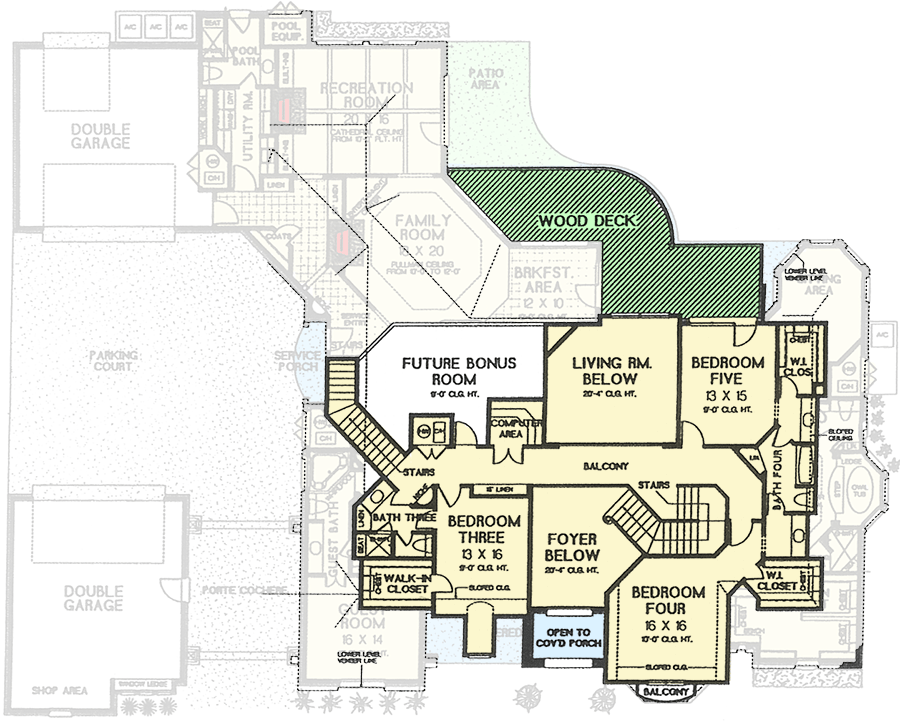 Plan 48235FM: Feature-Filled Luxury Home Plan - Floor Plan - 2nd Floor - European