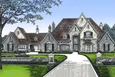Feature-Filled Luxury Home Plan