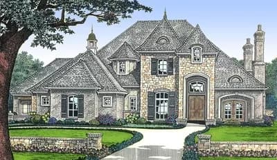 Classic Lines and Twin Fireplaces