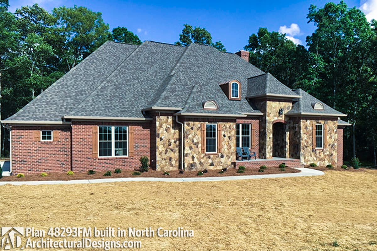 build gallery item - House Plan 48293FM comes to life in North Carolina