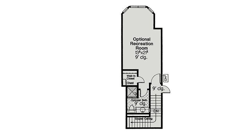 Plan 48294FM: Home Plan with Room to Grow - Floor Plan - Bonus - European, French Country