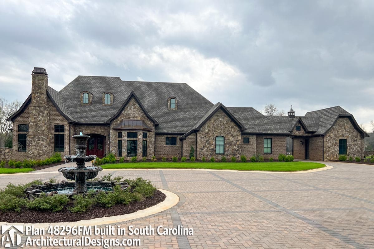 build gallery item - House Plan 48296FM Comes to Life in South Carolina