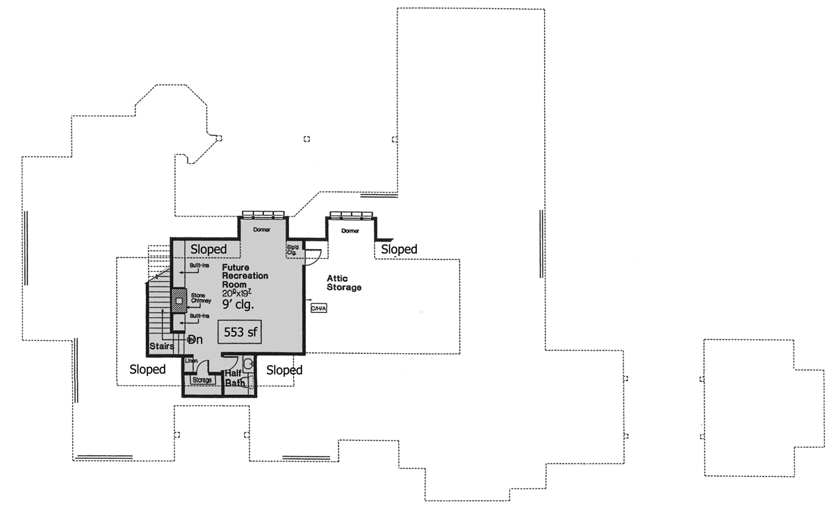 Plan 48296FM: Expansive French Country Home - Floor Plan - Bonus - European, French Country