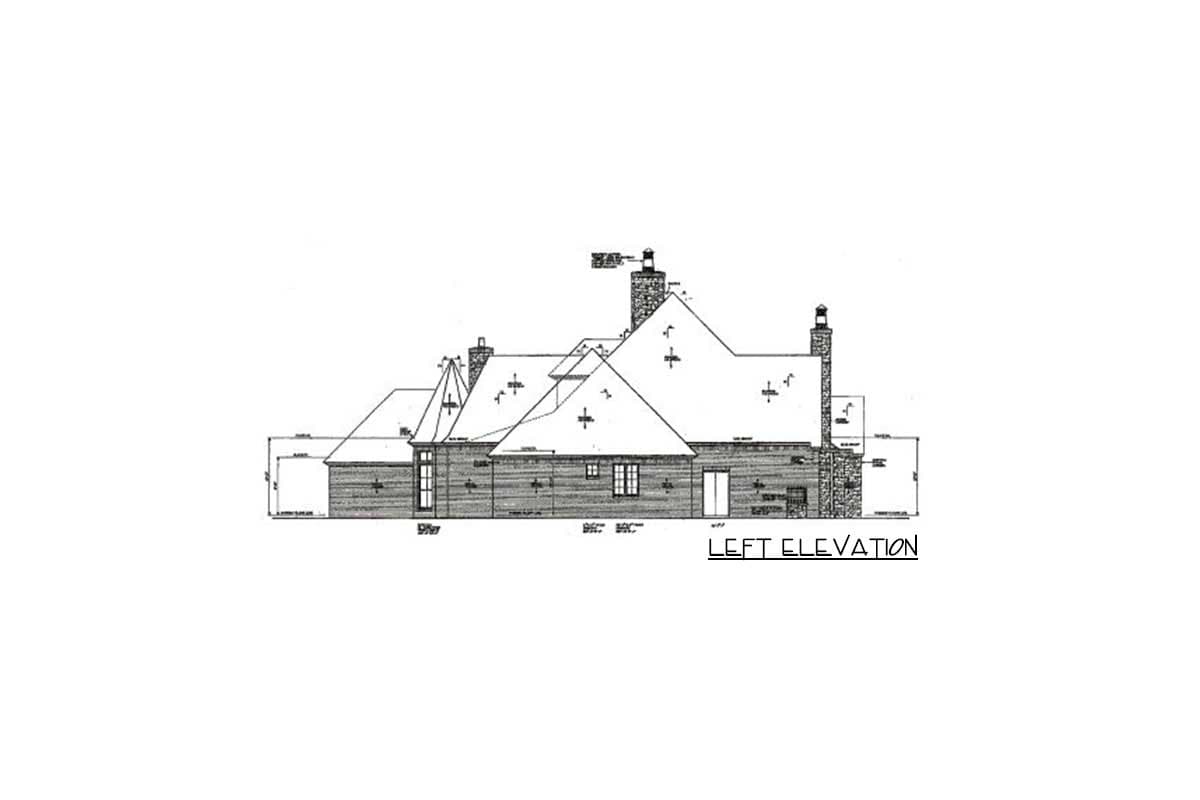 Plan 48296FM: Expansive French Country Home - Image #46 - European, French Country