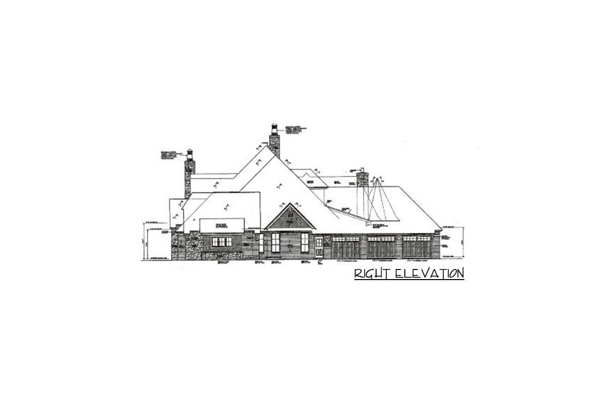 Plan 48296FM: Expansive French Country Home - Image #48 - European, French Country