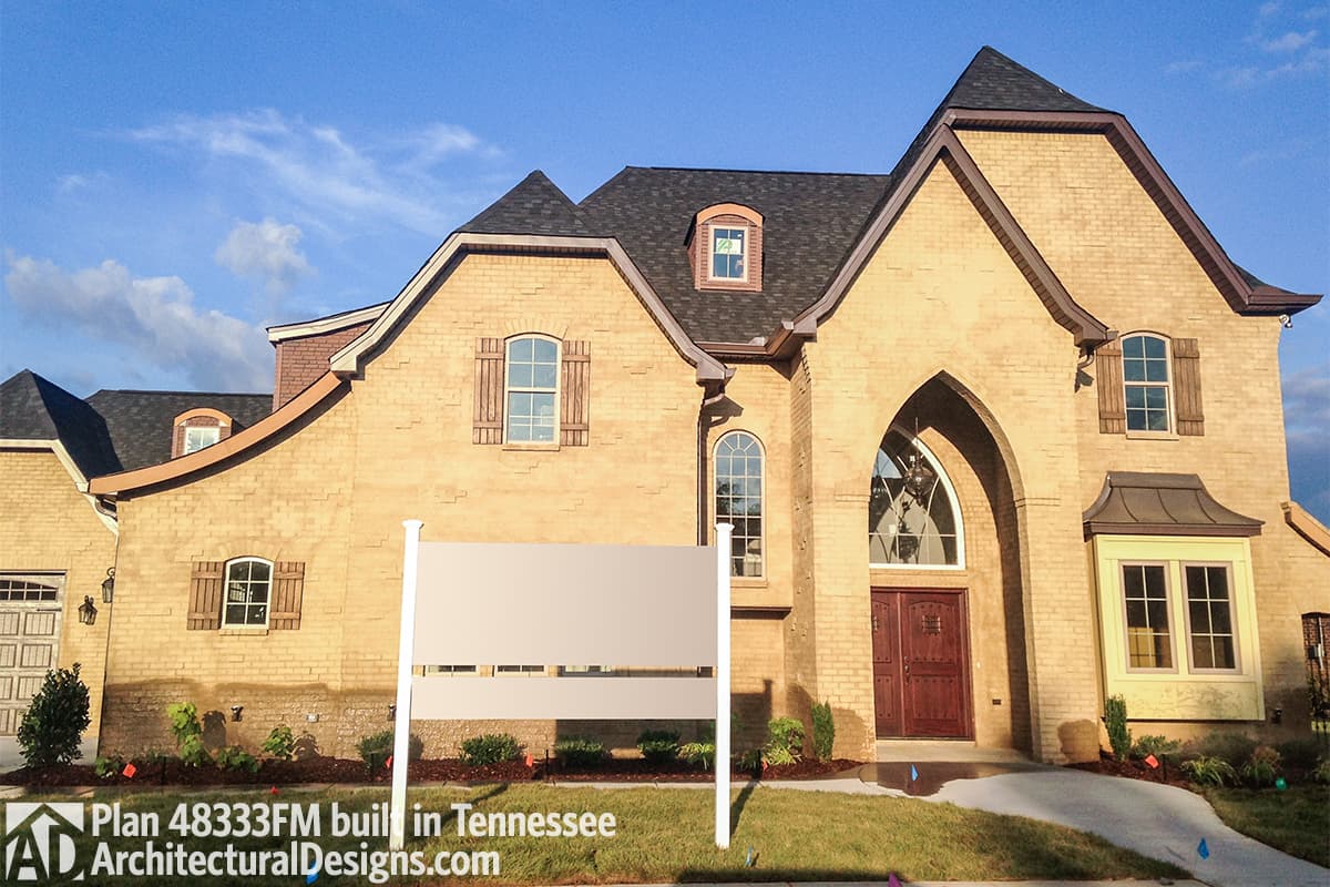 build gallery item - House Plan 48333FM comes to life in Tennessee