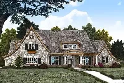 3-Bed House Plan with Optional Second Floor