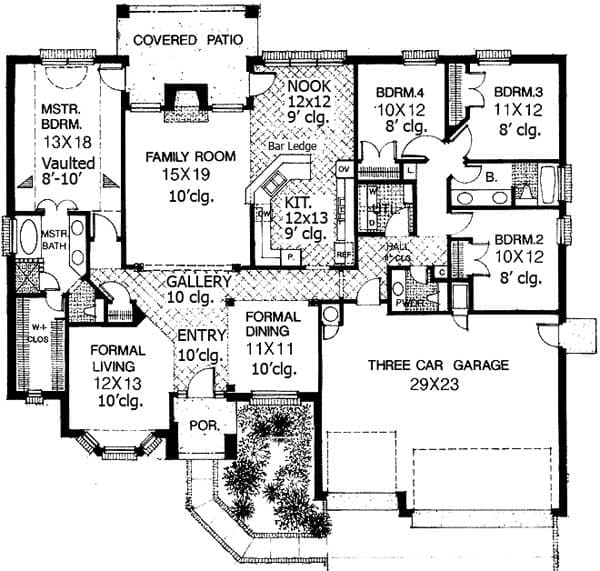 Plan 48363FM: Inviting European Home Plan