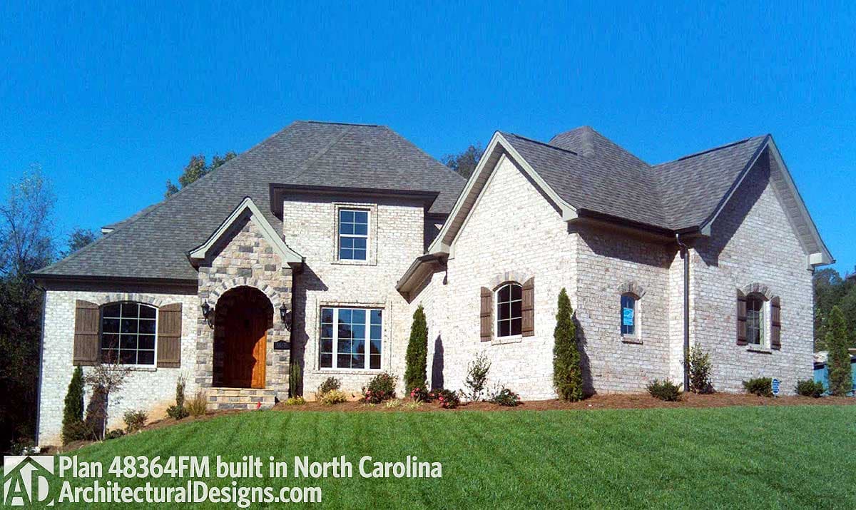 build gallery item - House Plan 48364FM comes to life in North Carolina!