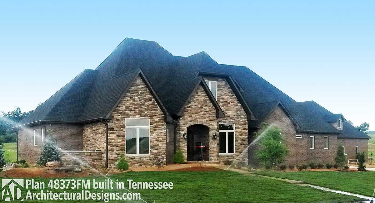 build gallery item - House Plan 48373FM comes to life in Tennessee!