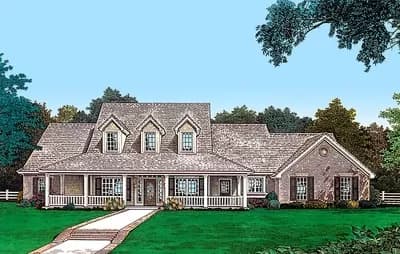 Farmhouse Plan With Expansion Space