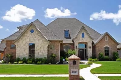 European-Style 4-Bed House Plan with Private Master Suite