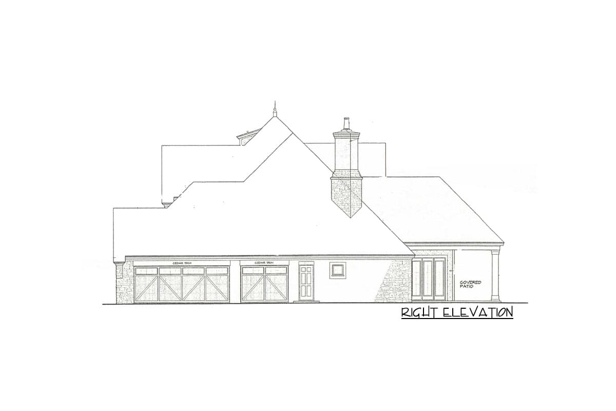 Plan 48435FM: Gorgeous European Manor Home - Image #4 - European, French Country