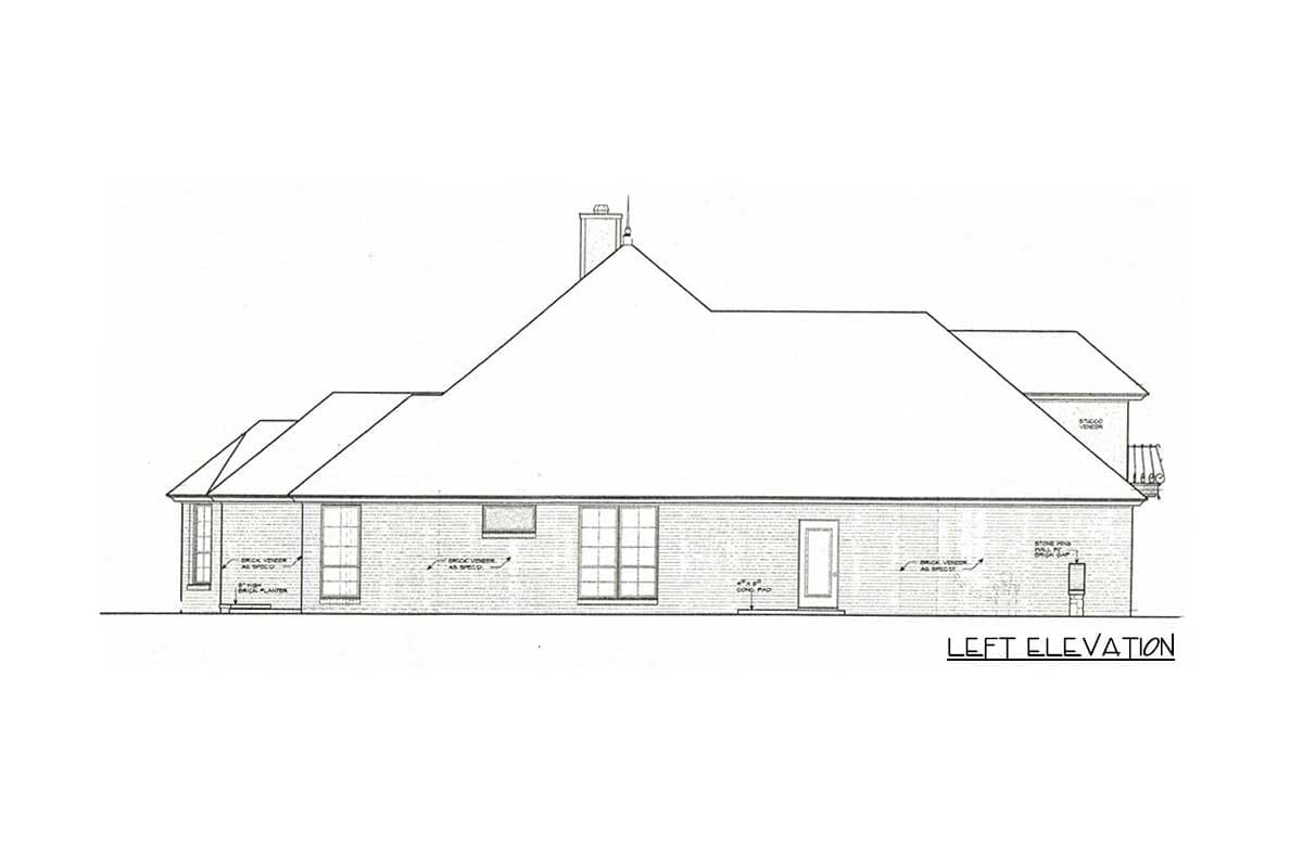 Plan 48439FM: Luxurious French Country Mini-Estate