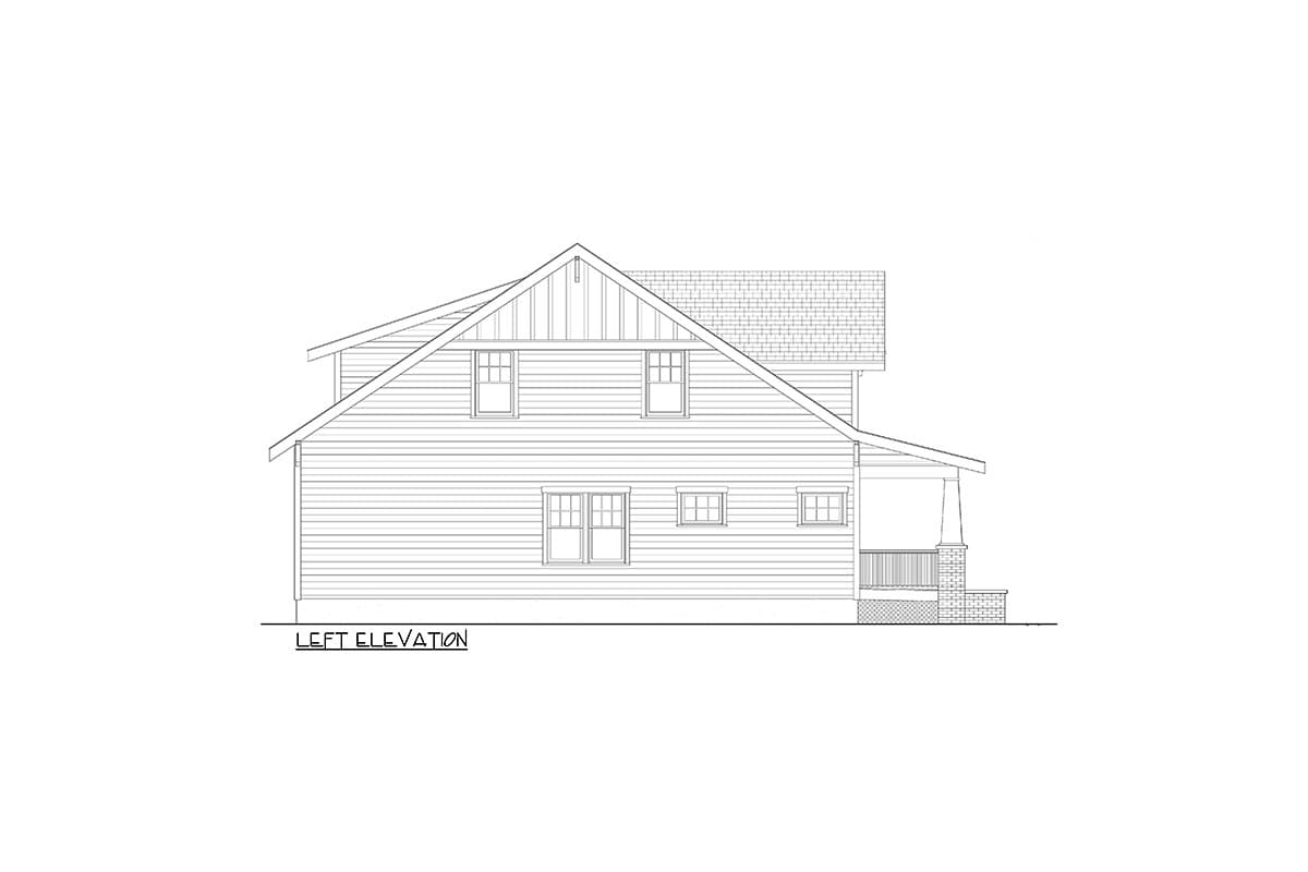 Plan 50102PH: Classic Craftsman Cottage With Flex Room - Image #12 - Bungalow, Country, Craftsman, Northwest