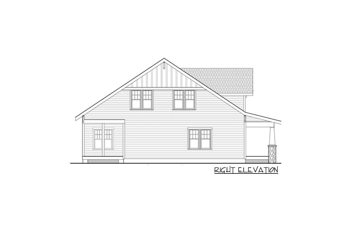 Plan 50104PH: Arts & Crafts Bungalow House Plan - Image #5 - Craftsman, Northwest