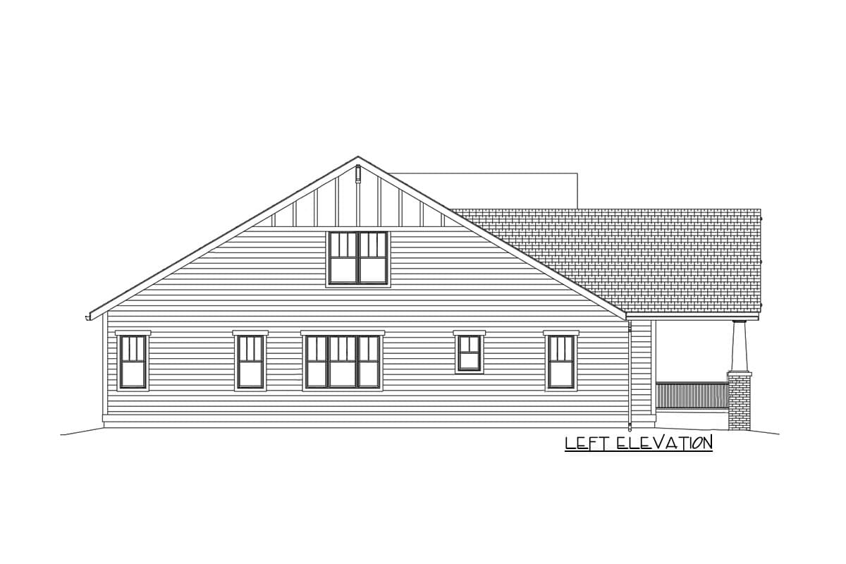 Plan 50108PH: Bungalow with Flex Room - Image #9 - Craftsman, Northwest