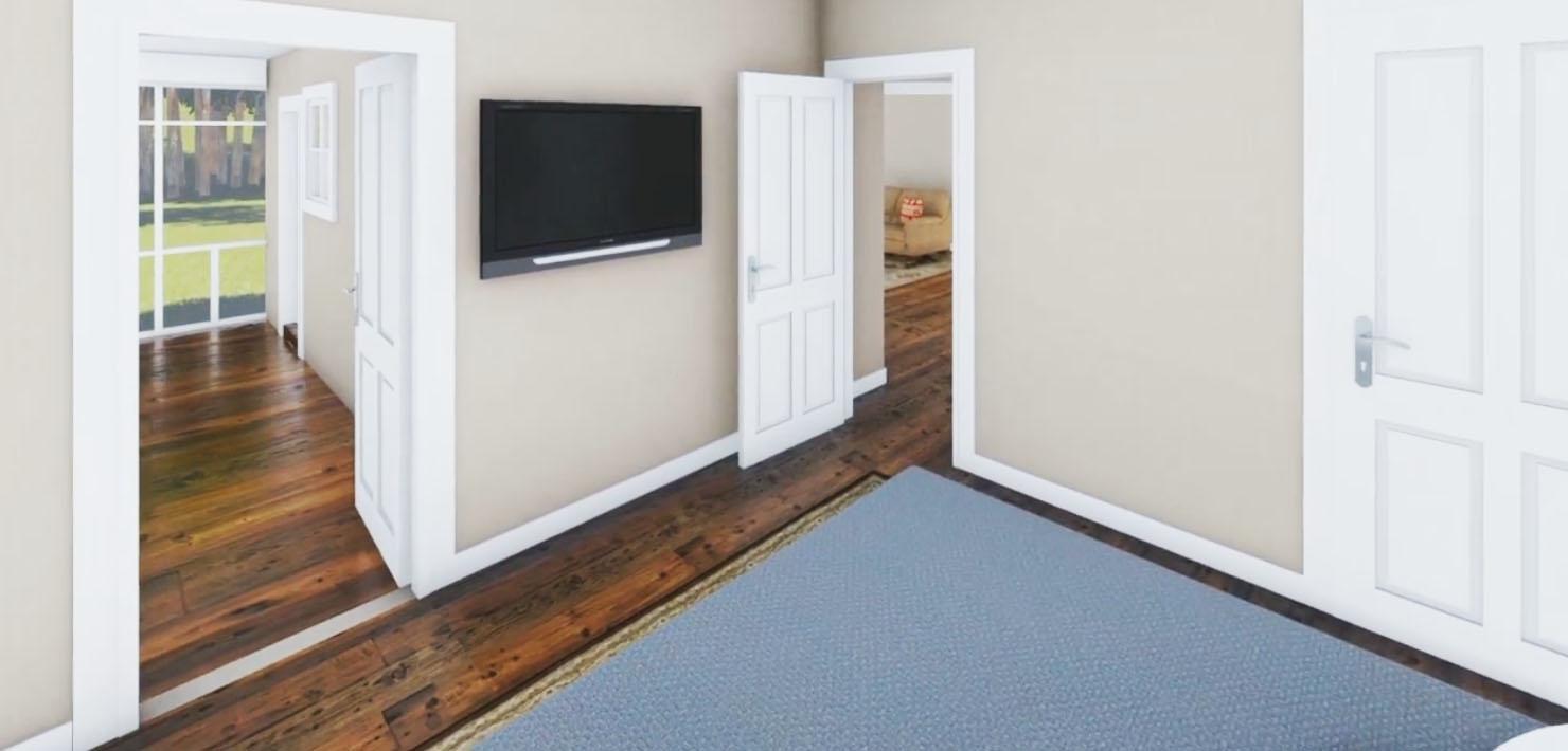 Plan 51000MM: Two-Bedroom Cottage with Options - 800 Sq Ft - Image #16 - Cabin, Cottage, Southern
