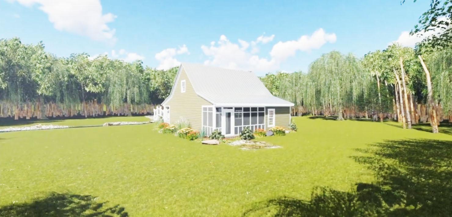 Plan 51000MM: Two-Bedroom Cottage with Options - 800 Sq Ft - Image #7 - Cabin, Cottage, Southern