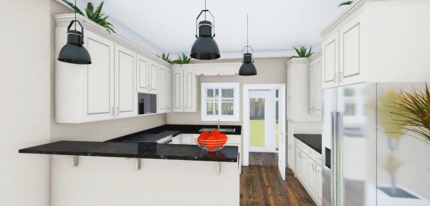 Plan 51000MM: Two-Bedroom Cottage with Options - 800 Sq Ft - Image #12 - Cabin, Cottage, Southern