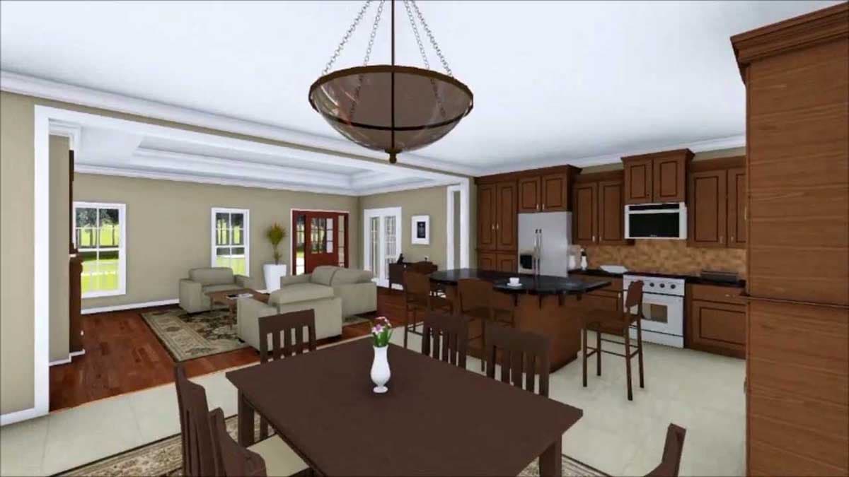 Plan 51006MM: Traditional Country Plan with Covered Porches and Outdoor Kitchen - Image #9 - Country, Traditional