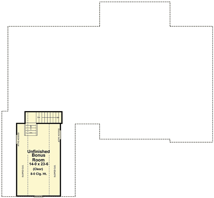Plan 51033MM: Upscale European Country Styling - Floor Plan - Bonus - Country, Southern, Traditional
