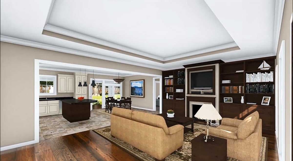 Plan 51033MM: Upscale European Country Styling - Image #4 - Country, Southern, Traditional