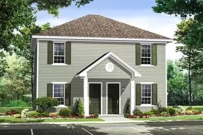 Full-Featured Duplex Plan with Matching 945 Square Foot 2-Bed Units