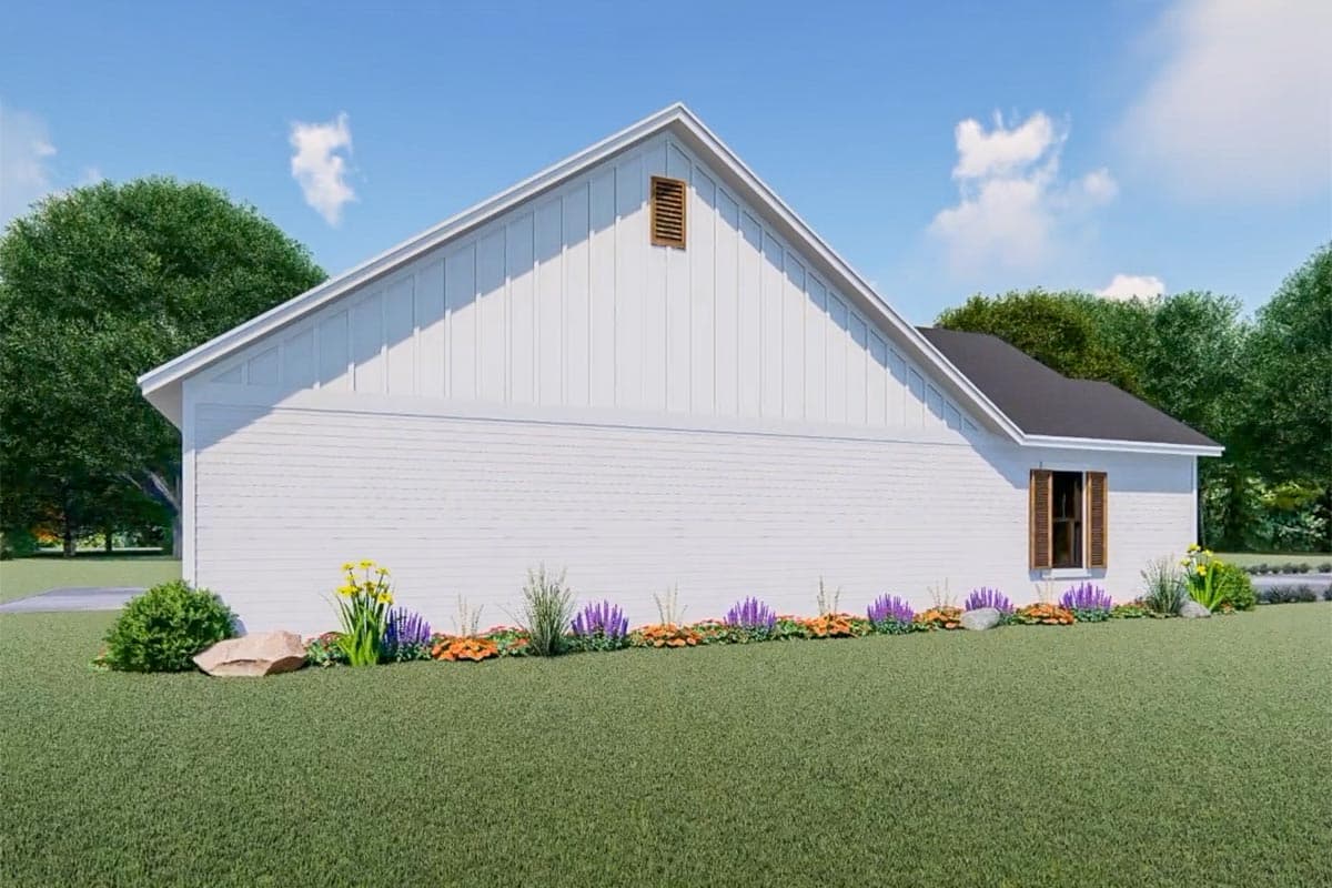 Plan 5104MM: Traditional Home Plan with Curb Appeal - 1400 Sq Ft - Image #8 - Country, Ranch, Traditional