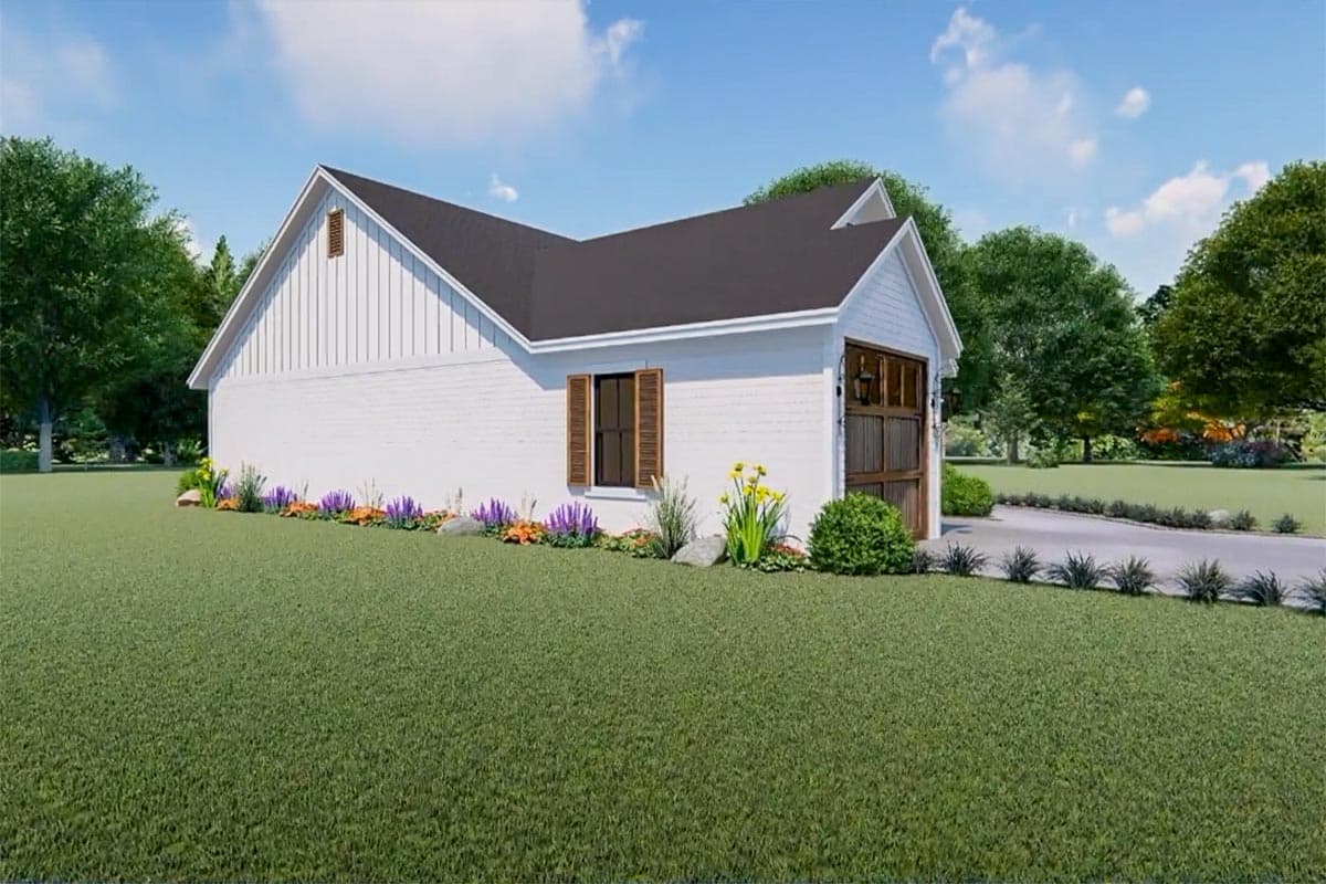 Plan 5104MM: Traditional Home Plan with Curb Appeal - 1400 Sq Ft - Image #9 - Country, Ranch, Traditional