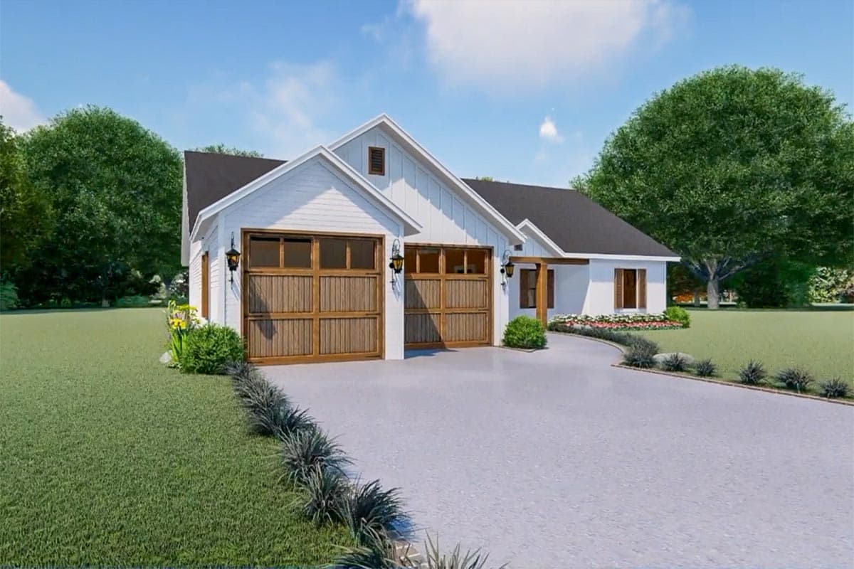 Plan 5104MM: Traditional Home Plan with Curb Appeal - 1400 Sq Ft - Image #10 - Country, Ranch, Traditional