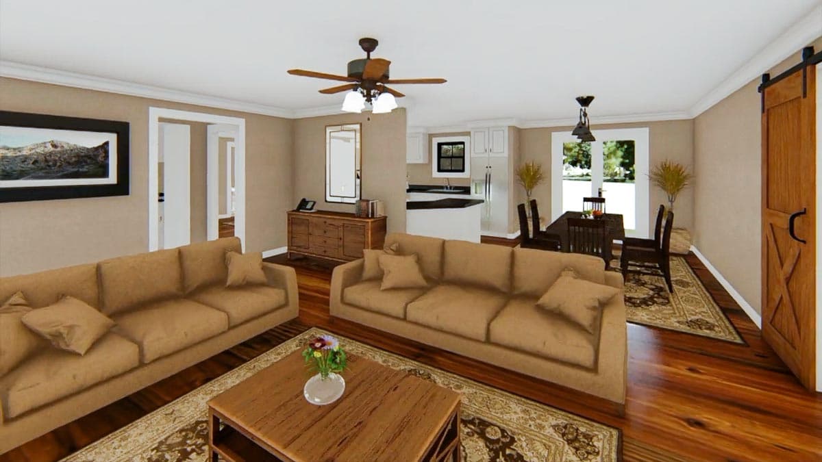 Plan 5104MM: Traditional Home Plan with Curb Appeal - 1400 Sq Ft - Image #16 - Country, Ranch, Traditional