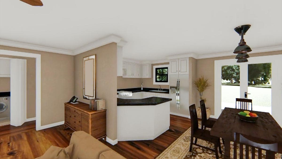 Plan 5104MM: Traditional Home Plan with Curb Appeal - 1400 Sq Ft - Image #18 - Country, Ranch, Traditional