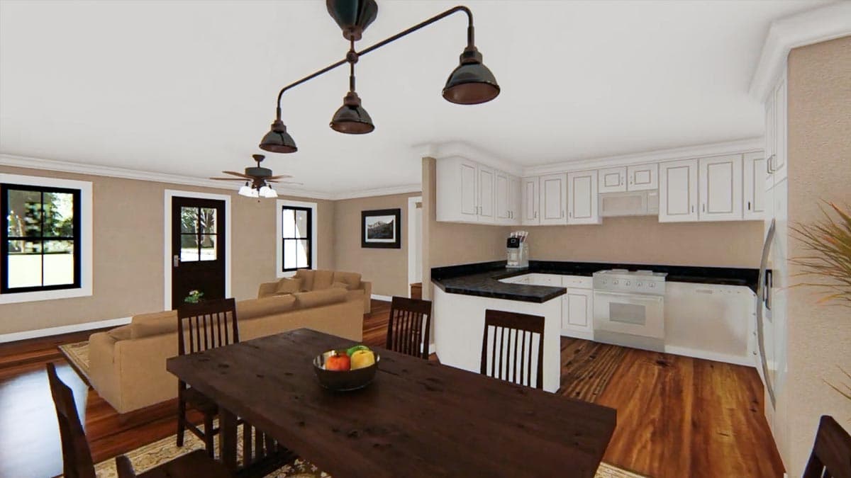 Plan 5104MM: Traditional Home Plan with Curb Appeal - 1400 Sq Ft - Image #26 - Country, Ranch, Traditional