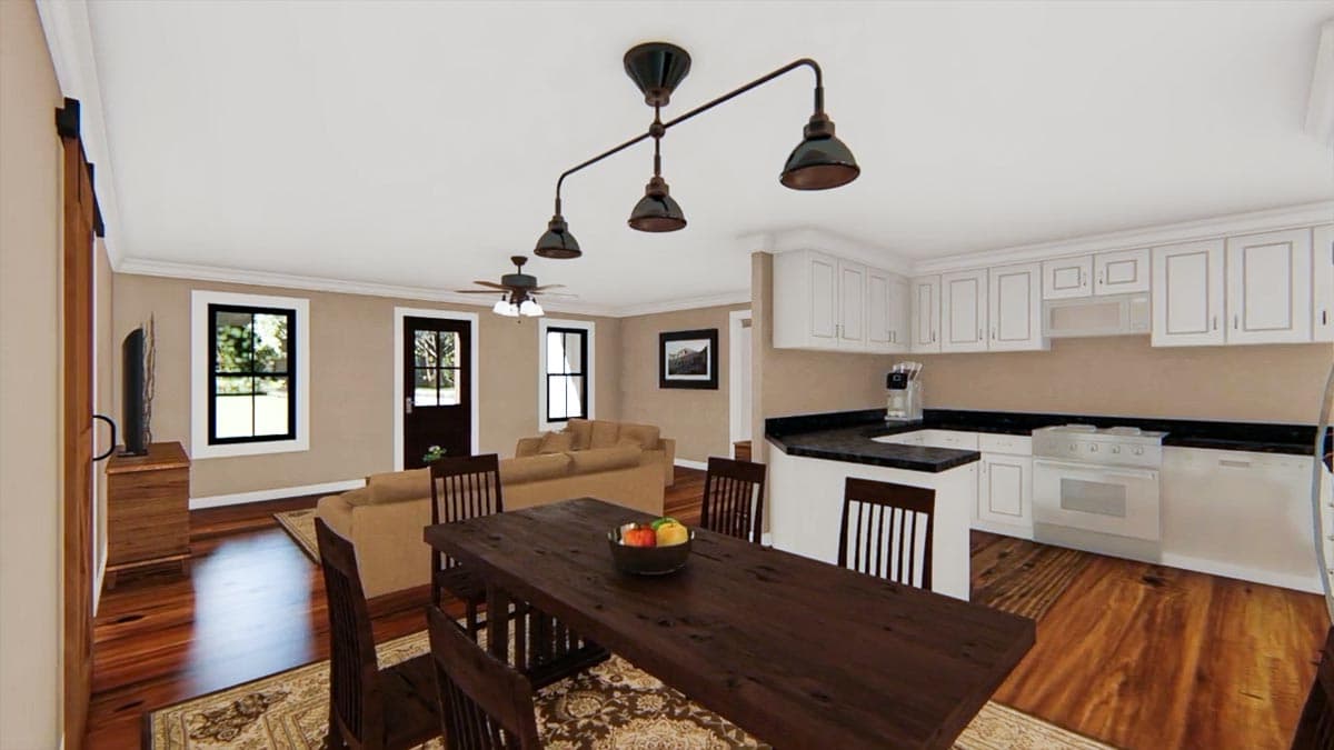 Plan 5104MM: Traditional Home Plan with Curb Appeal - 1400 Sq Ft - Image #27 - Country, Ranch, Traditional