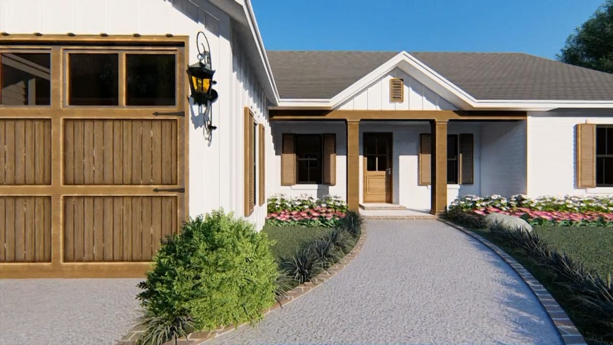 Plan 5104MM: Traditional Home Plan with Curb Appeal - 1400 Sq Ft - Image #12 - Country, Ranch, Traditional