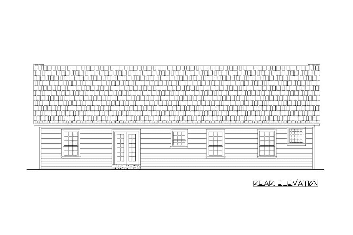 Plan 5104MM: Traditional Home Plan with Curb Appeal - 1400 Sq Ft - Image #47 - Country, Ranch, Traditional