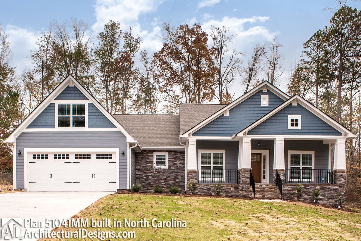 build gallery item - House Plan 51041MM comes to life in North Carolina