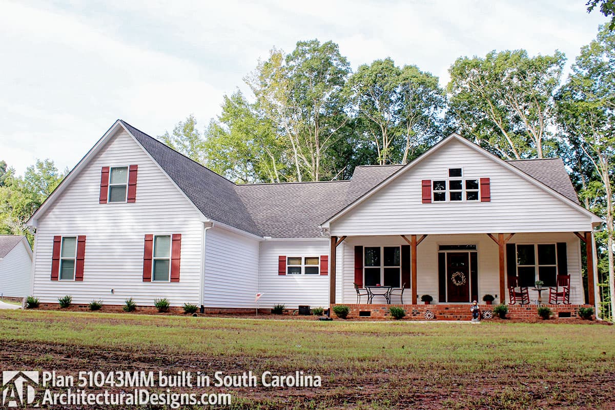 build gallery item - House Plan 51043MM Comes to Life in Alabama