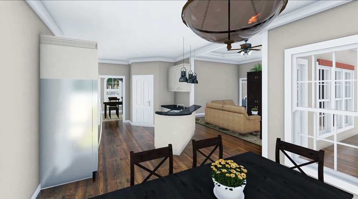 Plan 51054MM: Southern House Plan with Twelve Foot Great Room Ceilings - 2200 Sq Ft - Image #13 - Acadian, French Country, Louisiana-Style, Southern