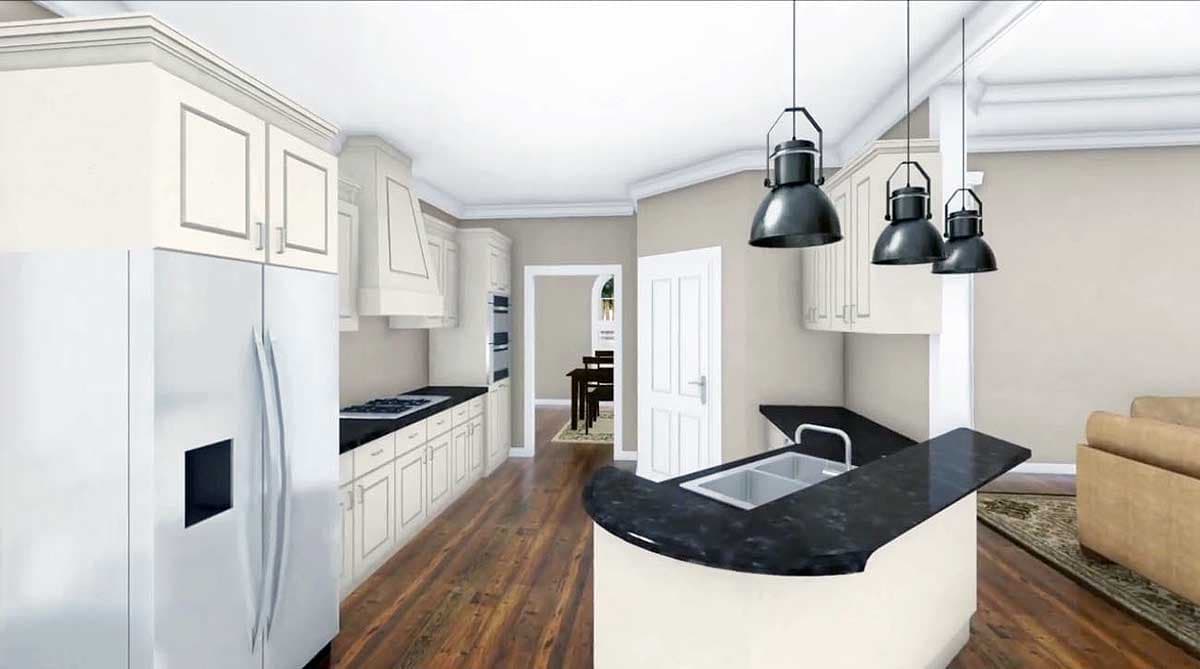 Plan 51054MM: Southern House Plan with Twelve Foot Great Room Ceilings - 2200 Sq Ft - Image #15 - Acadian, French Country, Louisiana-Style, Southern