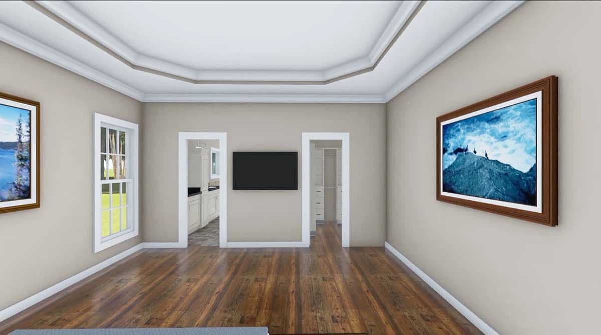 Plan 51054MM: Southern House Plan with Twelve Foot Great Room Ceilings - 2200 Sq Ft - Image #24 - Acadian, French Country, Louisiana-Style, Southern