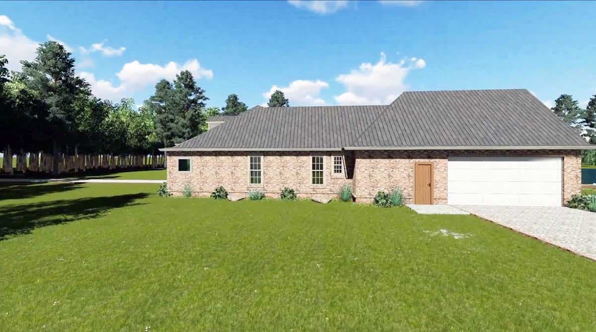 Plan 51054MM: Southern House Plan with Twelve Foot Great Room Ceilings - 2200 Sq Ft - Image #6 - Acadian, French Country, Louisiana-Style, Southern