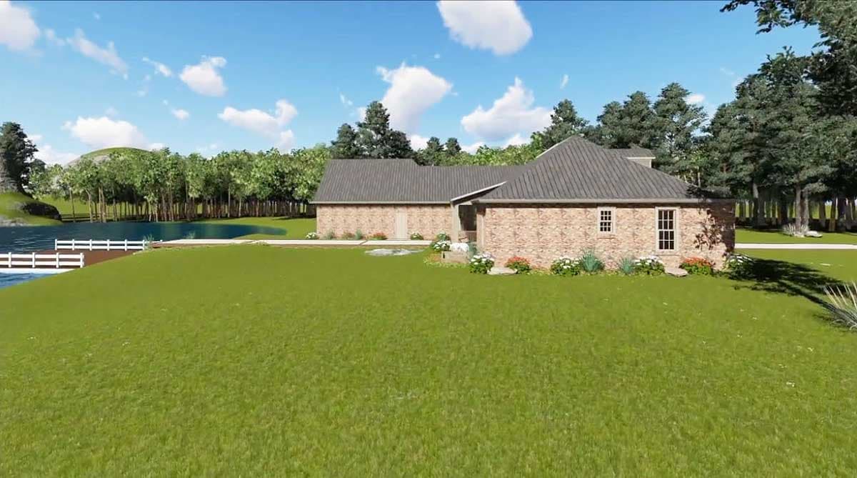 Plan 51054MM: Southern House Plan with Twelve Foot Great Room Ceilings - 2200 Sq Ft - Image #8 - Acadian, French Country, Louisiana-Style, Southern